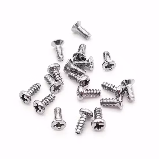 Vis à tête cylindrique Phillips M1 M1.2 M2 en acier inoxydable, Mini vis en titane pour téléphones, montres, lunettes