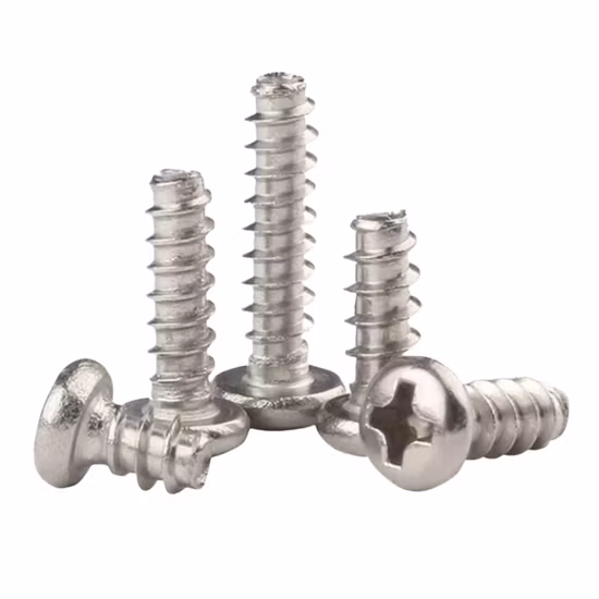 M1.2 M1.4 M1.7 M2 M2.3 Micro Cross Pan Head Flat End Self Tapping Screw for Plastic Camera Electronics Phone Watch Eyeglass Frame