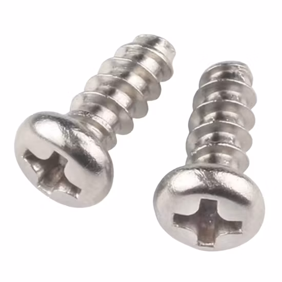 M1.2 M1.4 M1.7 M2 M2.3 Micro Cross Pan Head Flat End Self Tapping Screw for Plastic Camera Electronics Phone Watch Eyeglass Frame