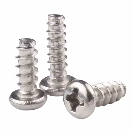 M1.2 M1.4 M1.7 M2 M2.3 Micro Cross Pan Head Flat End Self Tapping Screw for Plastic Camera Electronics Phone Watch Eyeglass Frame